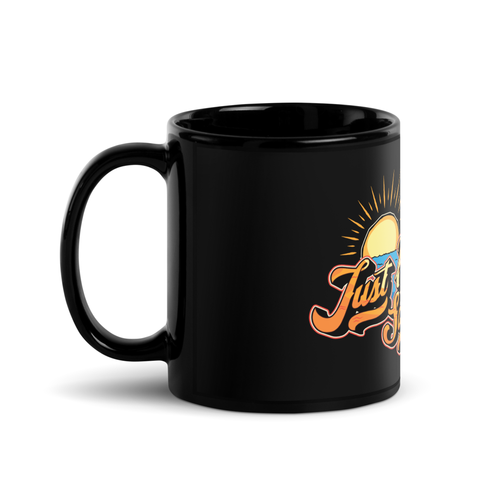 JAST Black Glossy Mug